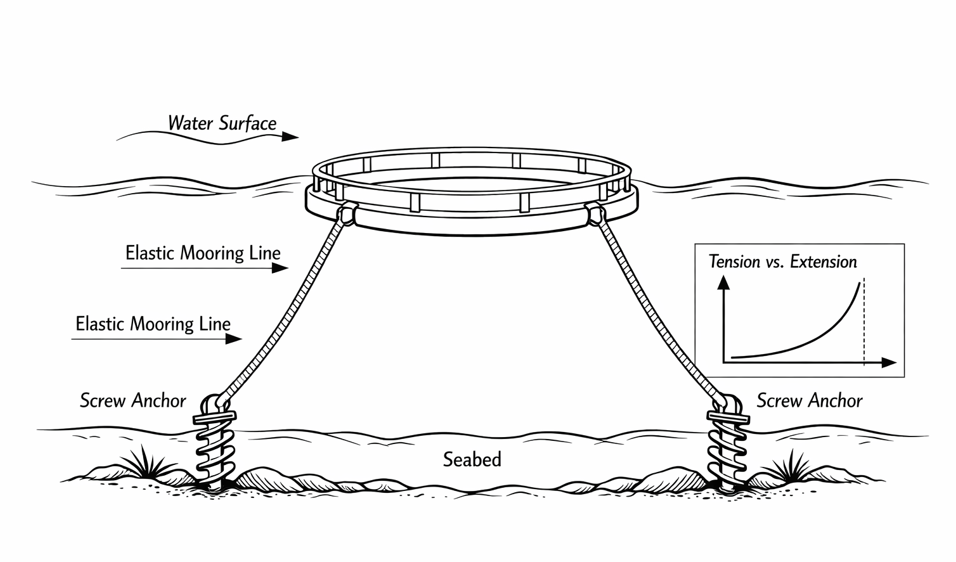 drawing of a floating Ulva pen.